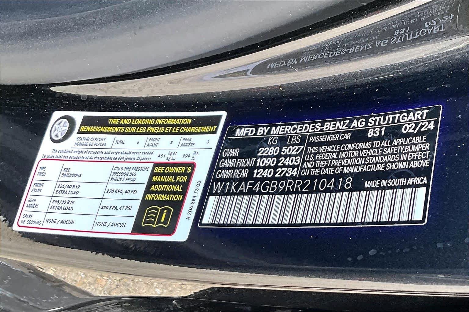 Used 2024 Graphite Grey Metallic Mercedes-Benz C 300 image 35