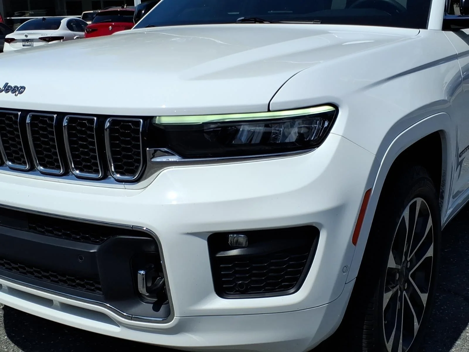 Used 2023 Bright White Clearcoat Jeep Overland image 16