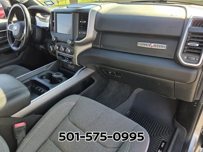 Used 2022 Billet Silver Metallic RAM LONE STAR 4X2 QUAD CAB 6