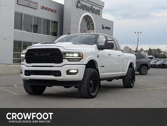 2024 RAM 3500 Limited - Mega Cab - Cummins Turbo Diesel - Air Suspension - Leather - 12 Uconnect & More!