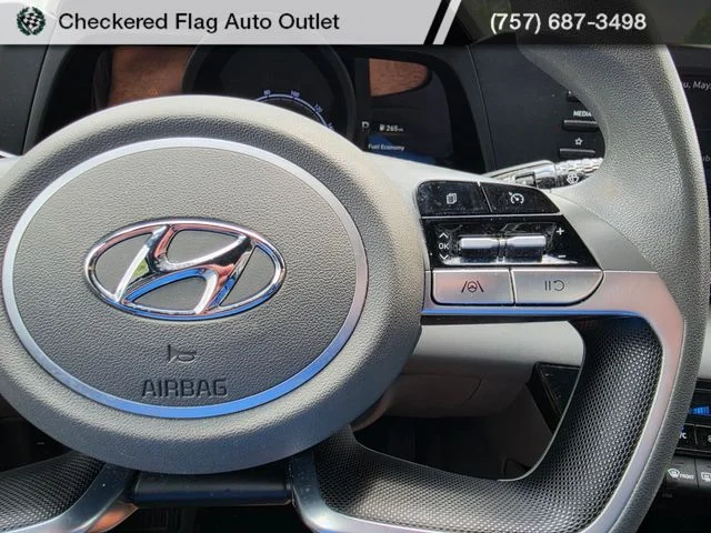 Used 2023 Lunar White Hyundai Blue image 14