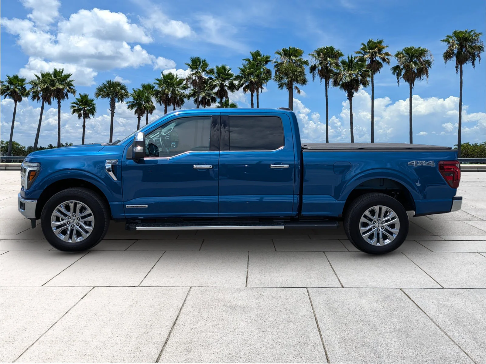 Used 2025 Atlas Blue Metallic Ford LARIAT image 3
