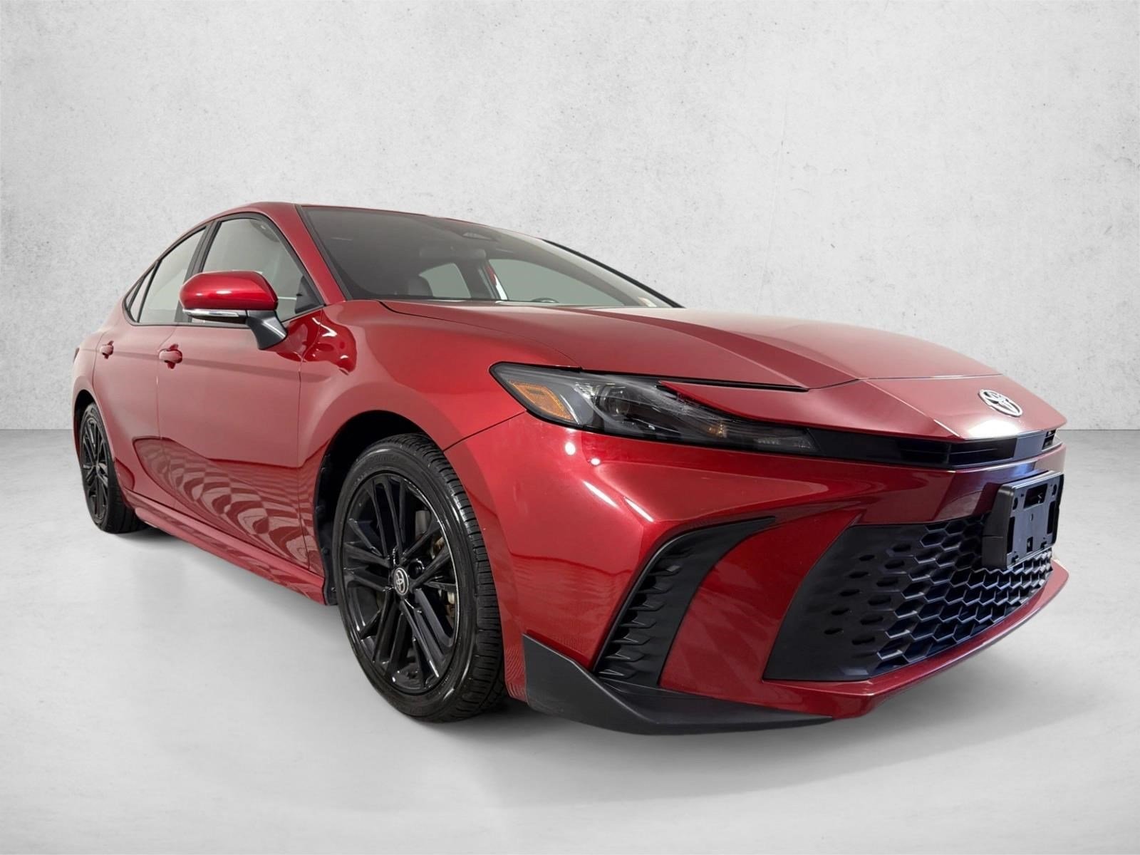 Used 2025 Supersonic Red Toyota SE image 1