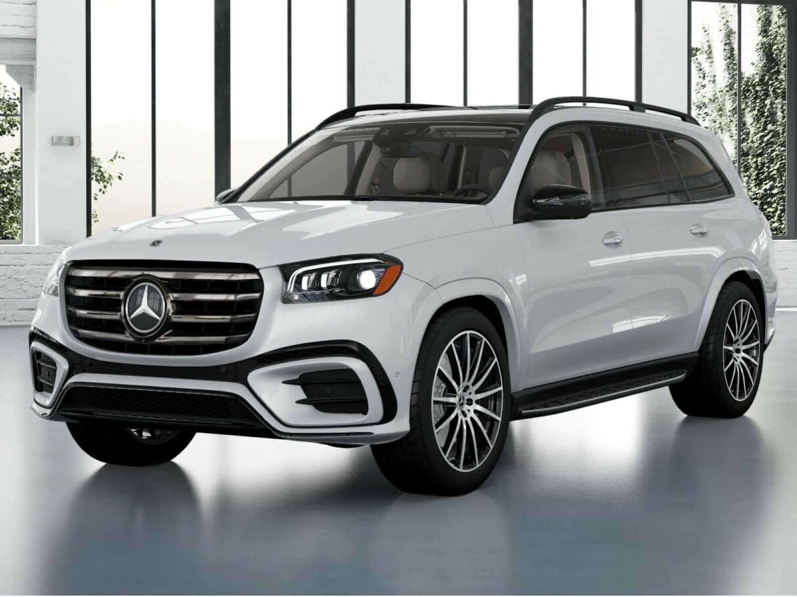 New 2026 MANUFAKTUR Moonlight White Metallic Mercedes-Benz GLS 450 4D Sport Utility 4MATIC® image 2
