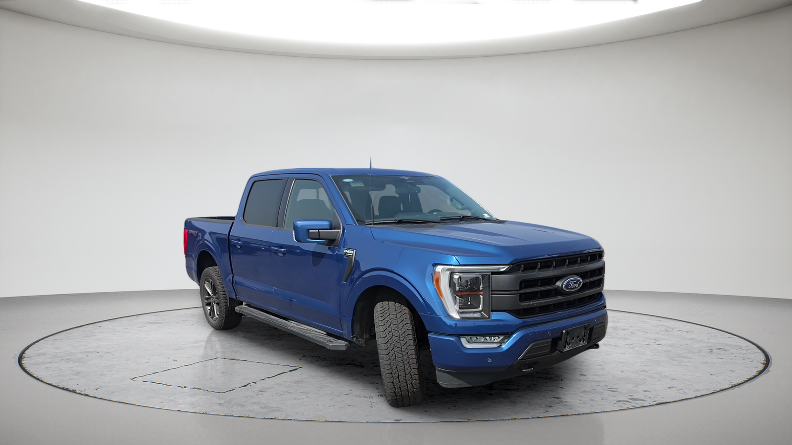 Used 2023 Atlas Blue Metallic Ford Lariat image 3