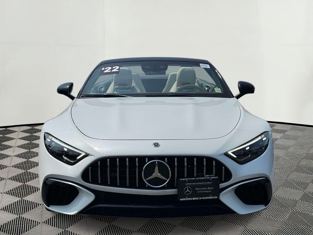 Certified Used 2022 MANUFAKTUR Moonlight White Metallic Mercedes-Benz SL 55 AMG® image 6