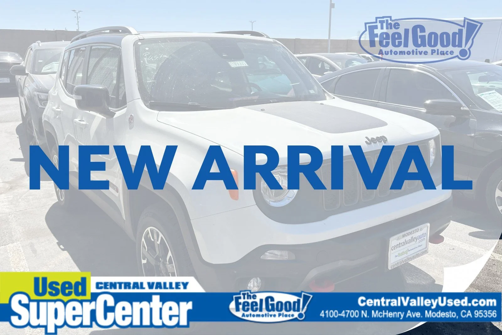 Used 2023 Alpine White Clearcoat Jeep Trailhawk image 1