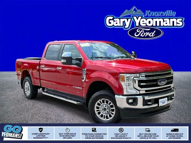 Used 2022 Red Metallic Ford Lariat image 1