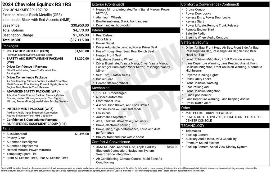 2024 Chevrolet Equinox RS - Photo 24