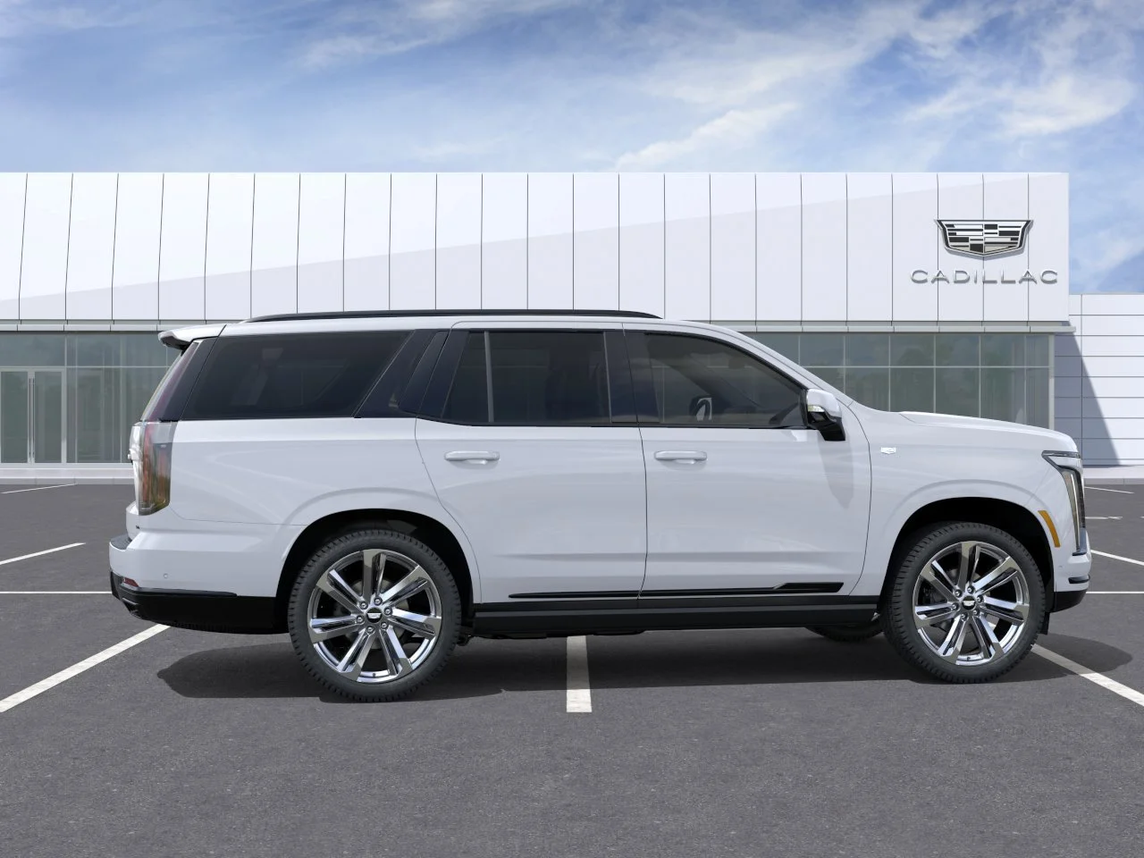 New 2026 Vibrant White Tricoat Cadillac Sport image 5