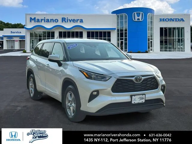 Used 2020 Blizzard Pearl Toyota LE image 1