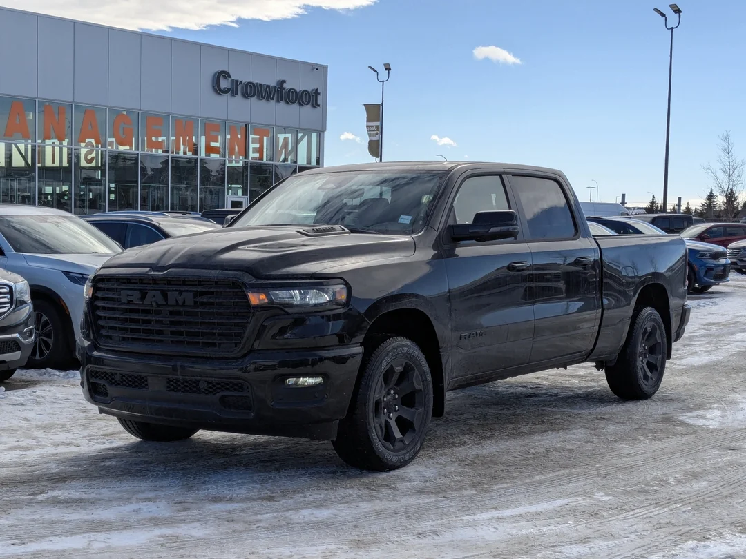 New 2026 Black RAM Sport - - Panoramic Sunroof - Sport Performance Hood - Hurricane Turbo - 3.92 Axle & More! image 4