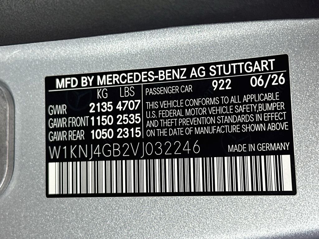 New 2027 Cirrus Silver Metallic Mercedes-Benz  image 32
