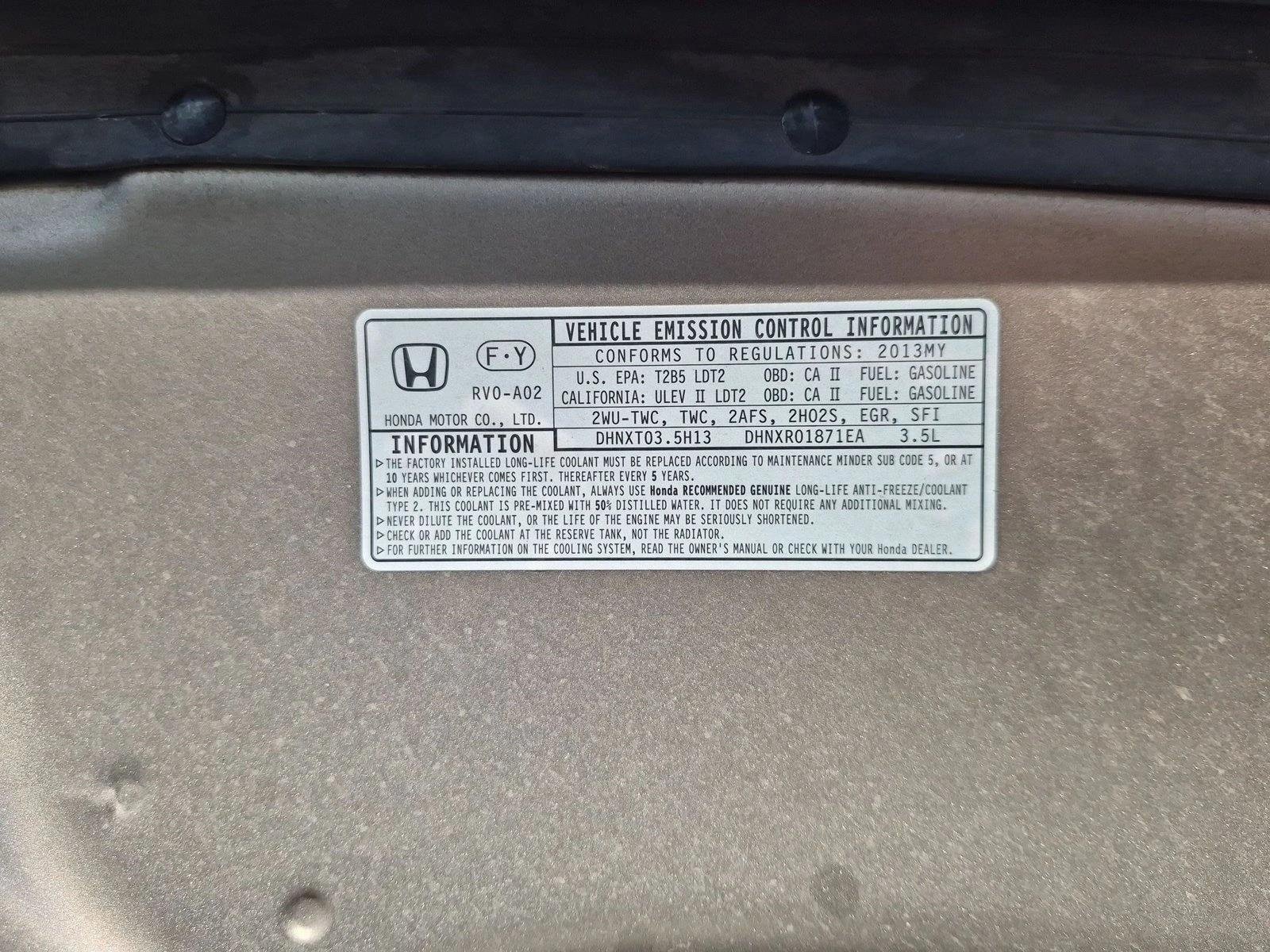 Used 2013 Gold Honda EX-L image 25