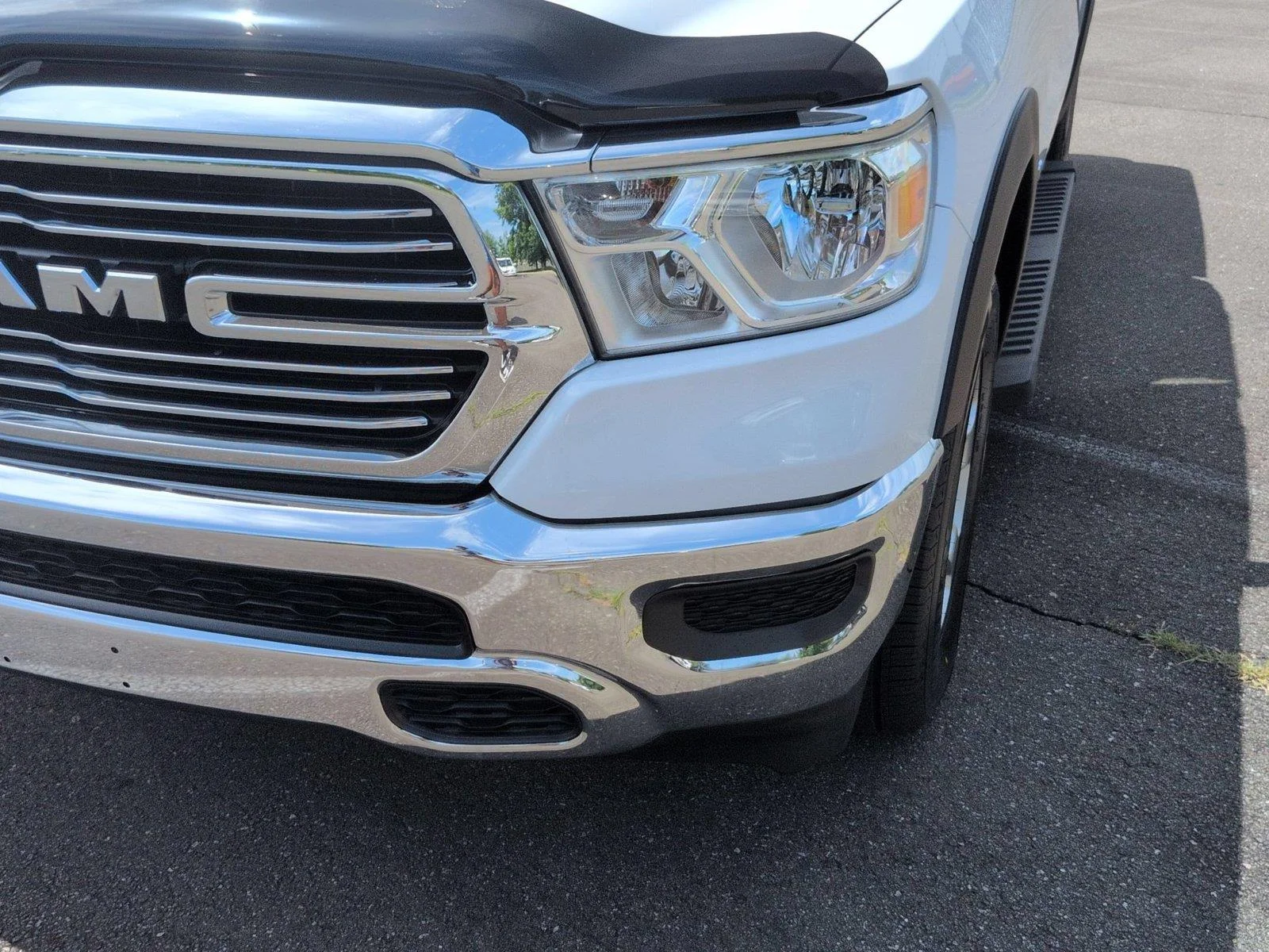 Used 2024 Bright White Clearcoat Ram Laramie image 9