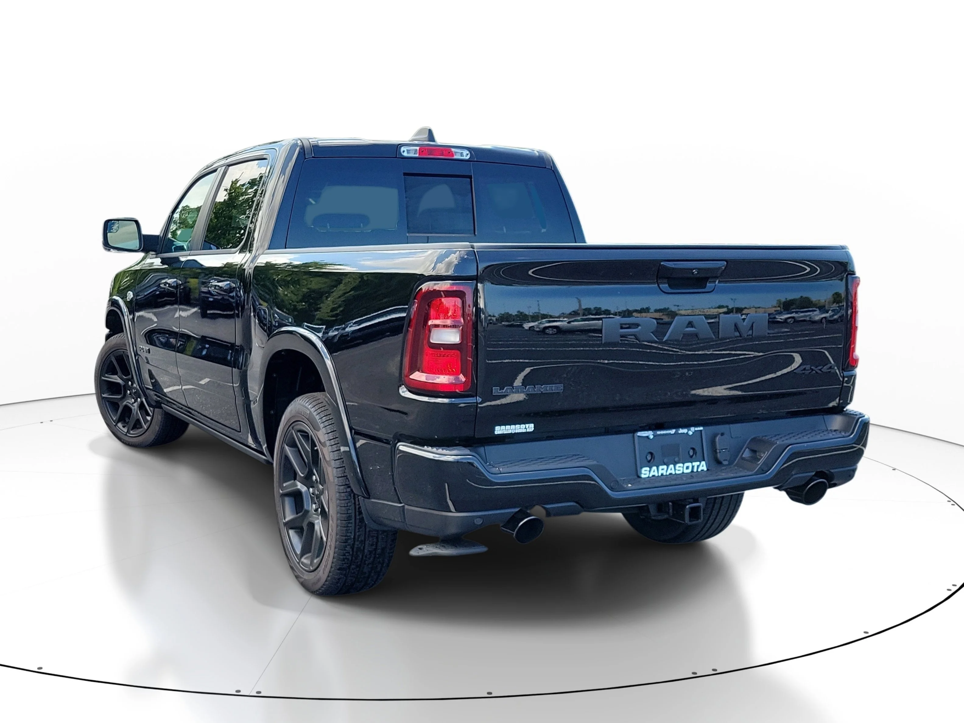 New 2026 Diamond Black Crystal Pearlcoat RAM Laramie image 4