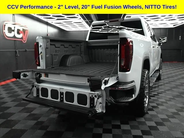 New 2026 Glacier White Tricoat GMC SLT image 13