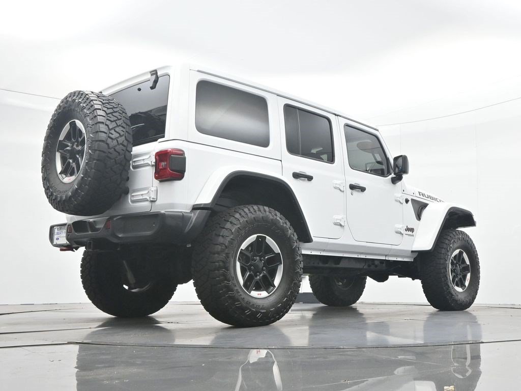 Used 2020 Bright White Clearcoat Jeep Rubicon image 31