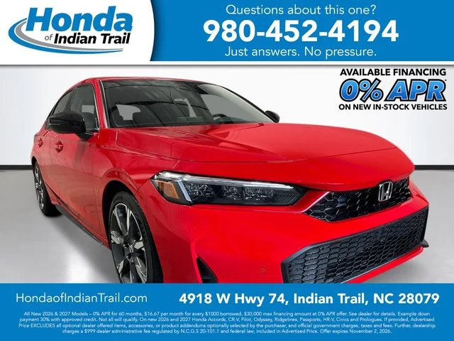 2026 Honda Civic Hatchback Sport Touring
