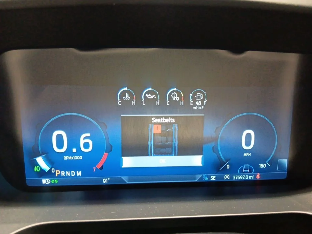 Used 2024 Black Metallic Ford Platinum image 4