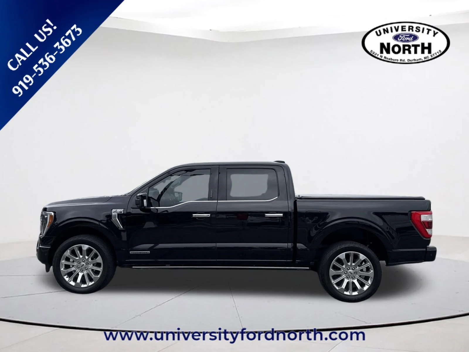 Used 2023 Agate Black Metallic Ford Limited image 4
