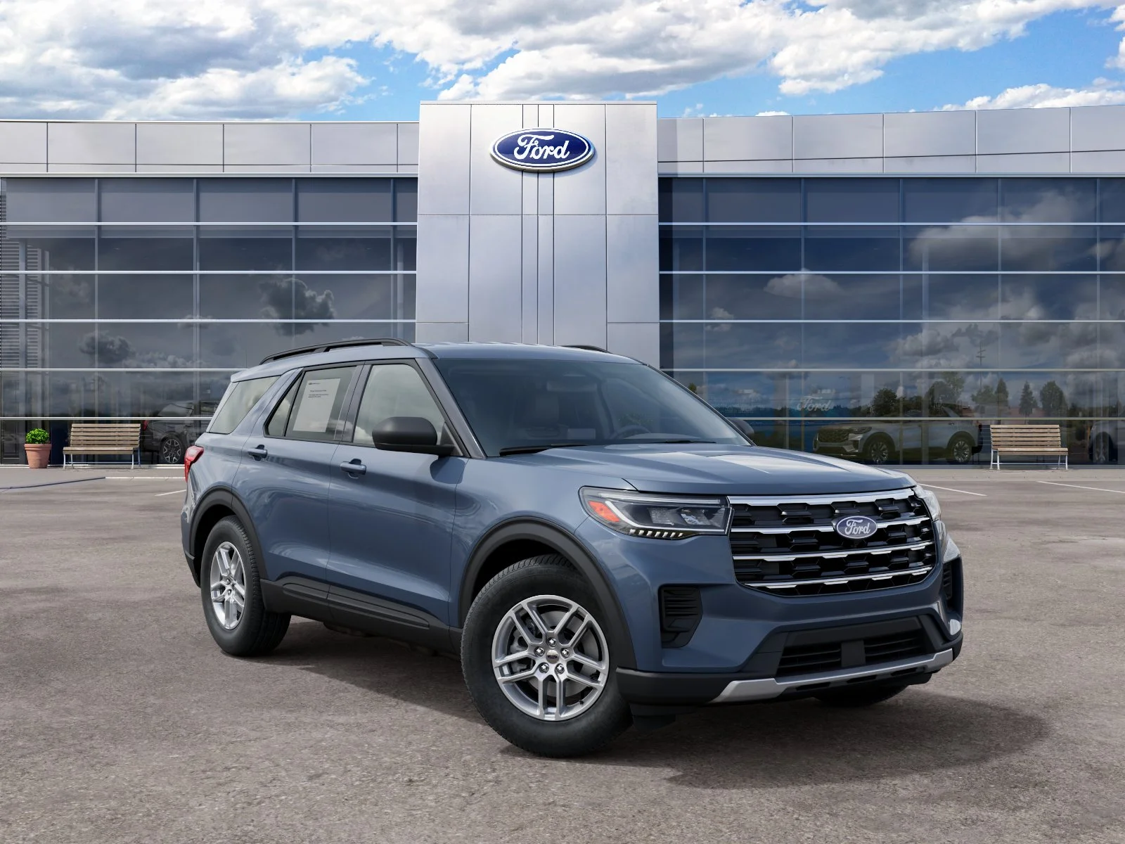 New 2027 Vapor Blue Metallic Ford Active image 49
