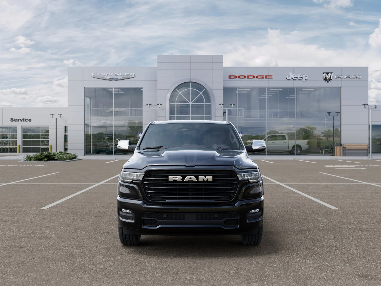 New 2026 Diamond Black Crystal Pearl-Coat Exterior Paint RAM Laramie image 33