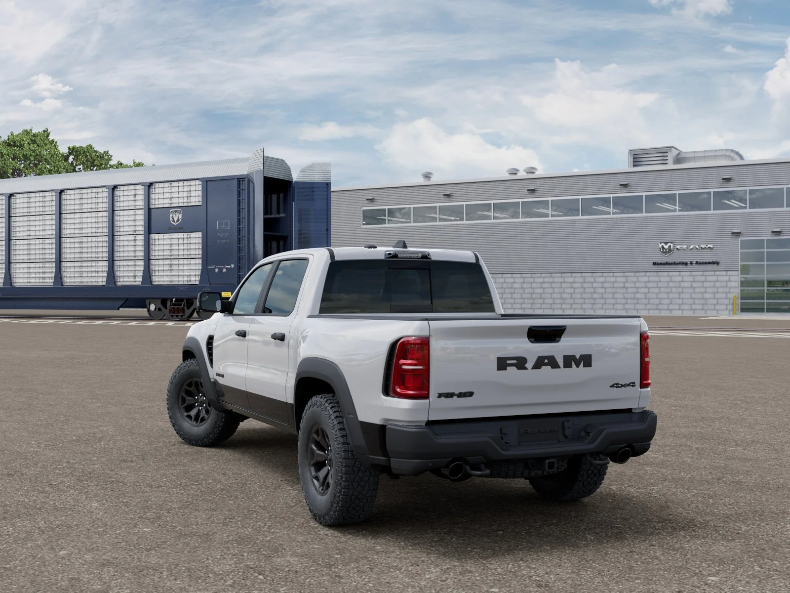 New 2026 Bright White Clear-Coat Exterior Paint RAM RHO image 31