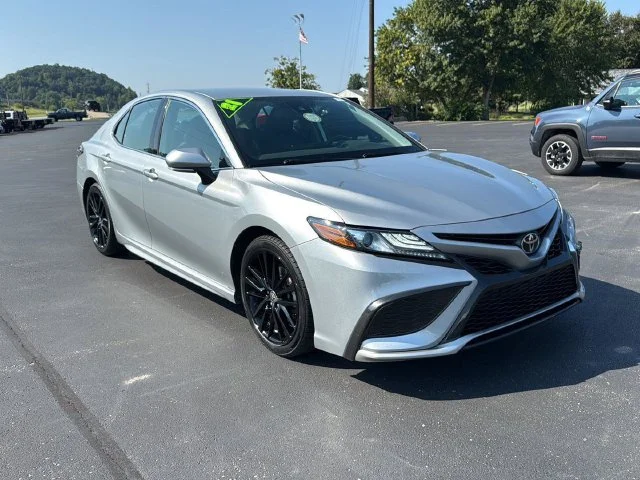 Used 2021 Silver Toyota XSE image 2
