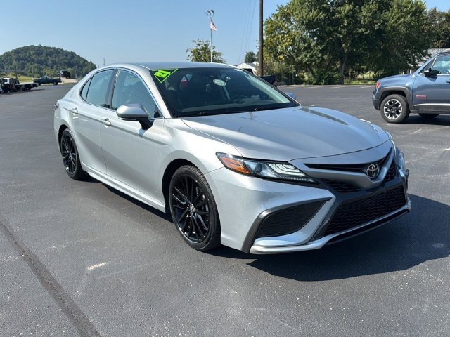 Used 2021 Silver Toyota XSE image 2