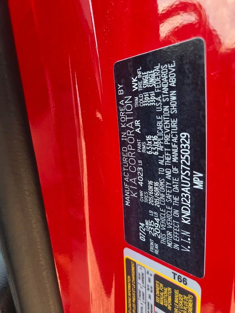 Used 2025 Red Kia LX image 32