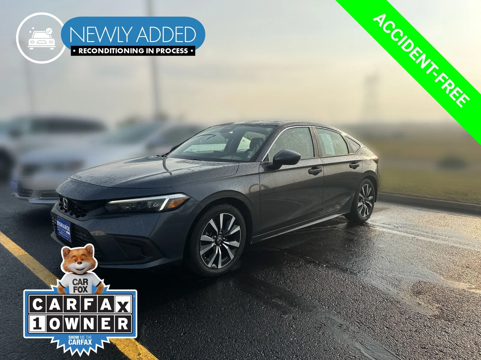 Used 2022 Gray Honda EX-L image 1