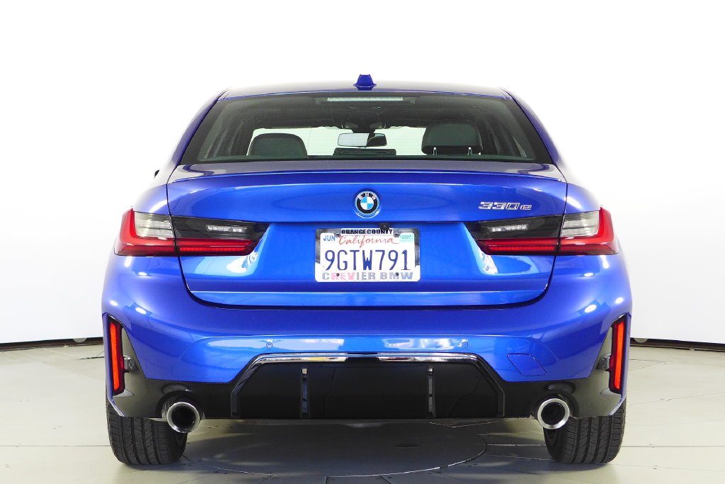 Certified Used 2023 Blue Metallic BMW 330e iPerformance image 8