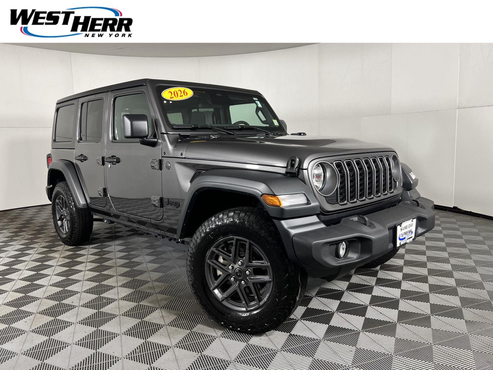 Used 2026 Granite Crystal Metallic Clearcoat Jeep Sport S image 1