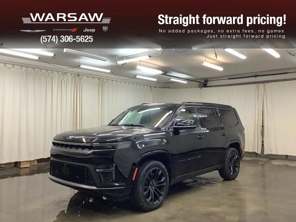 New 2026 High Gloss Black Exterior Paint Jeep Grand Wagoneer image 1