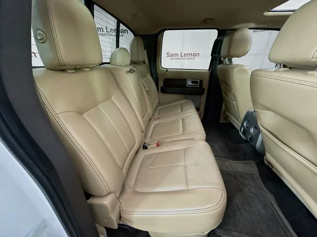 Used 2014 White Platinum Clearcoat Metallic Ford Lariat image 26