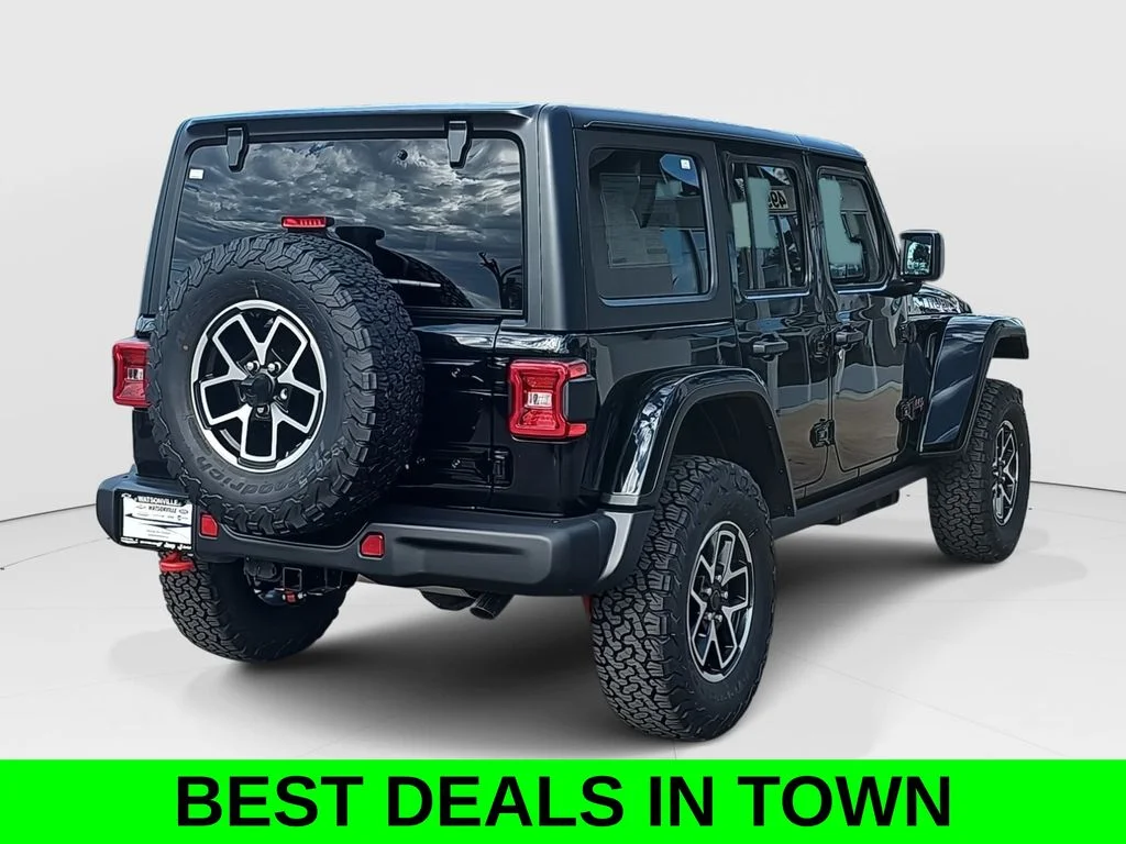 New 2026 Black Clearcoat Jeep Rubicon image 3