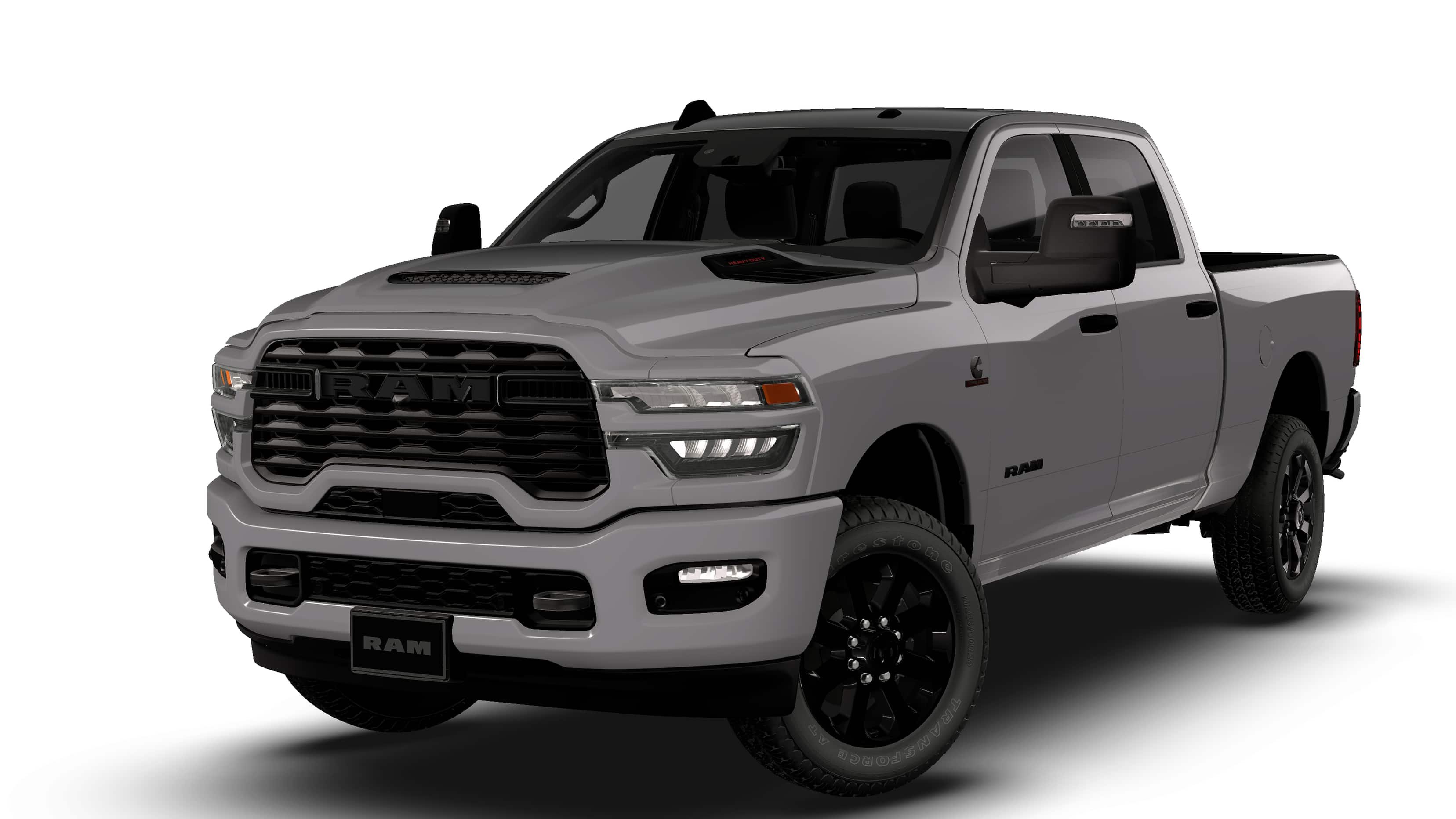 New 2026 Ceramic Gray Clear-Coat Exterior Paint RAM BIG HORN image 1