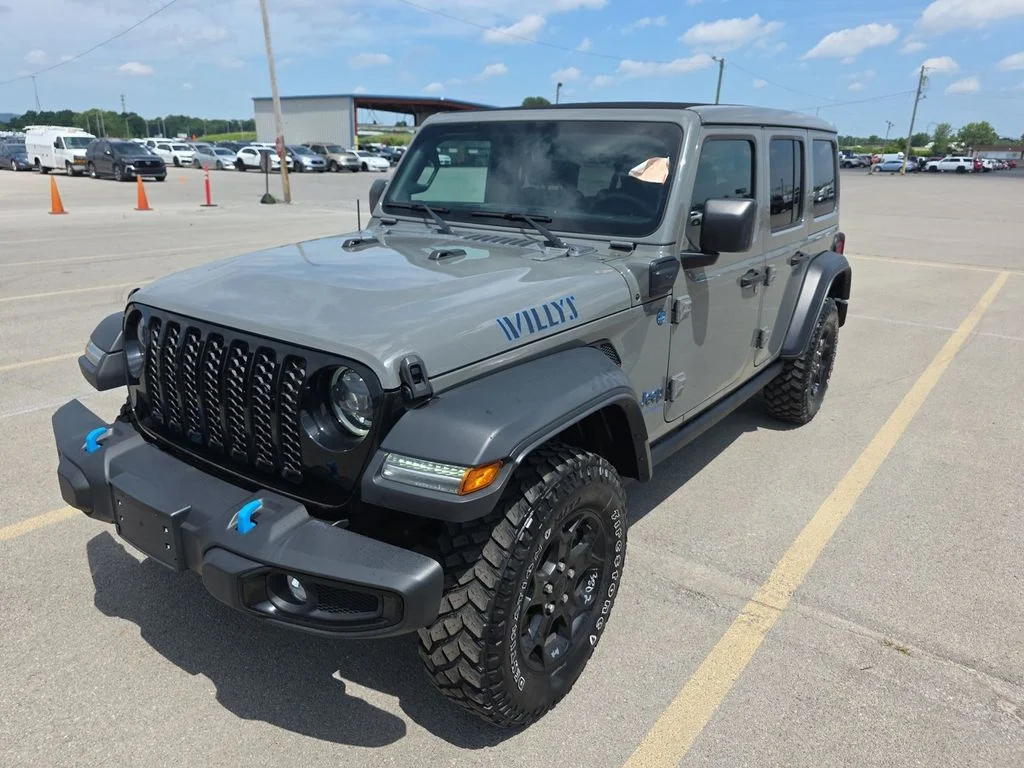 Used 2023 Gray Jeep Willys 4xe image 1