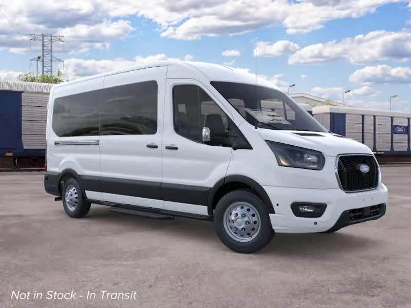 New 2026 Oxford White Ford Passenger Van XLT image 7