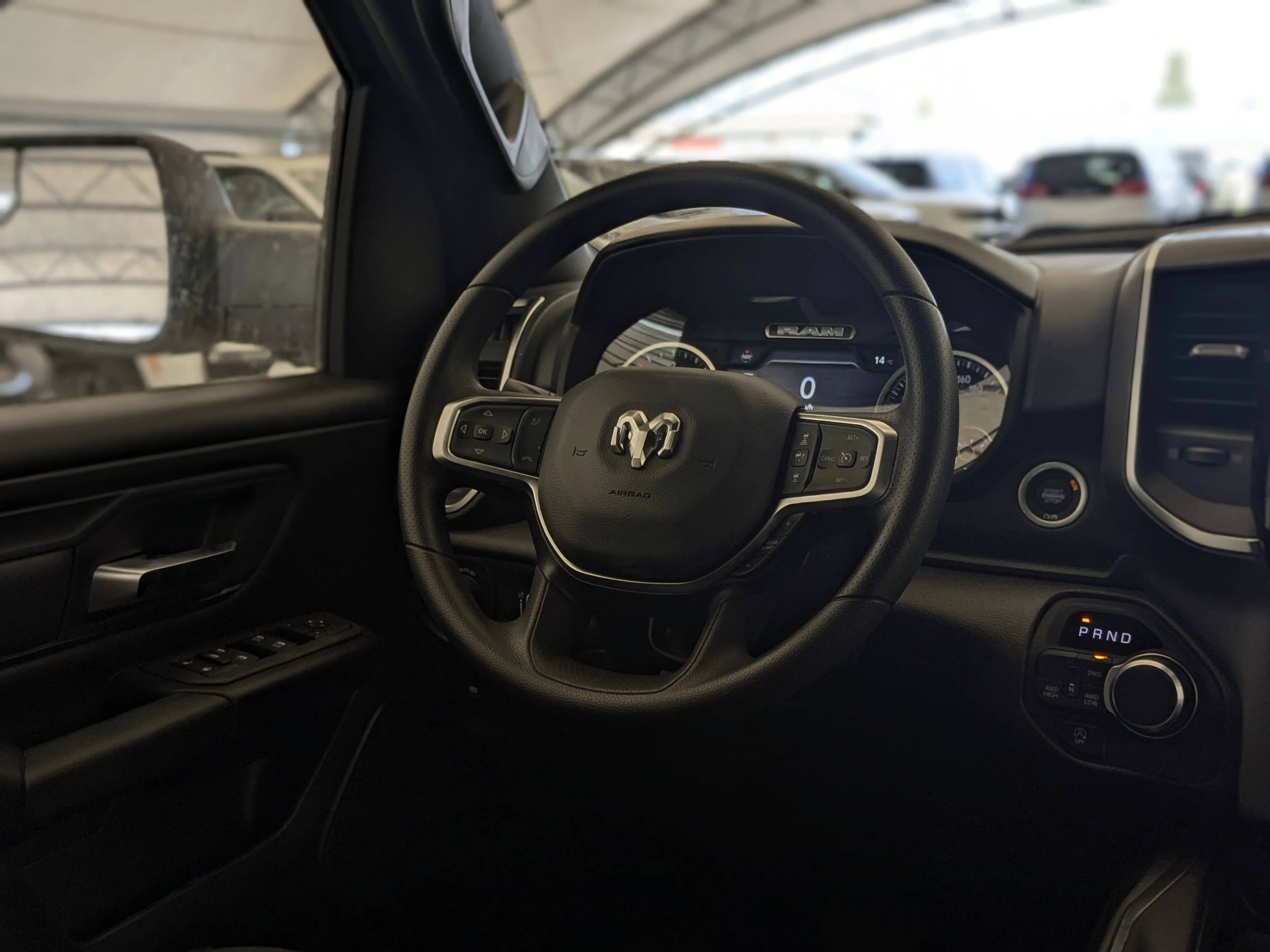 New 2026 White RAM Express - 3.6L Pentastar VVT V6 engine with eTorque - BLACK EXPRESS EDITION image 15