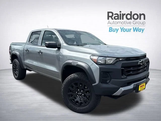 Used 2024 Sterling Gray Metallic Chevrolet Trail Boss image 1