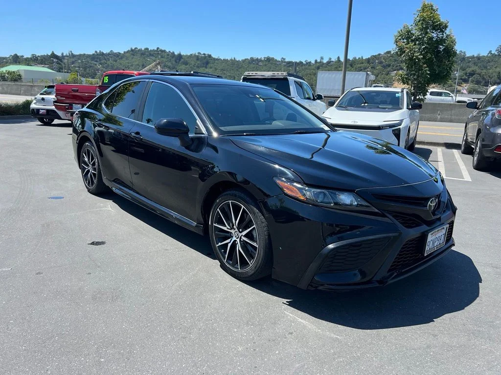 Used 2021 Black Toyota SE image 4