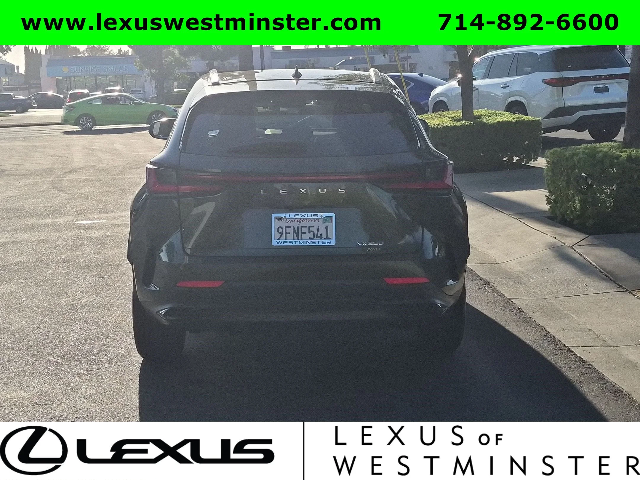 Certified Used 2023 Nori Green Pearl Lexus NX 350 image 10