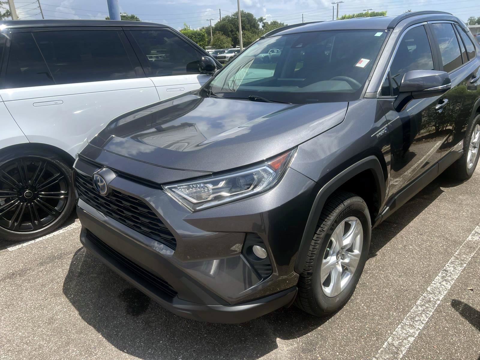 Used 2021 Magnetic Gray Metallic Toyota Hybrid XLE image 2