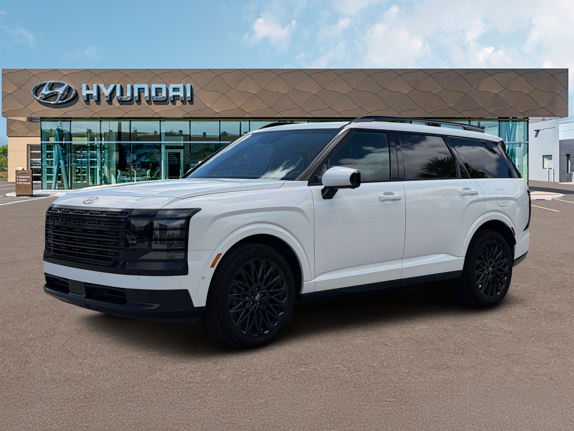 New 2027 White Pearl Hyundai Calligraphy Black Ink image 2