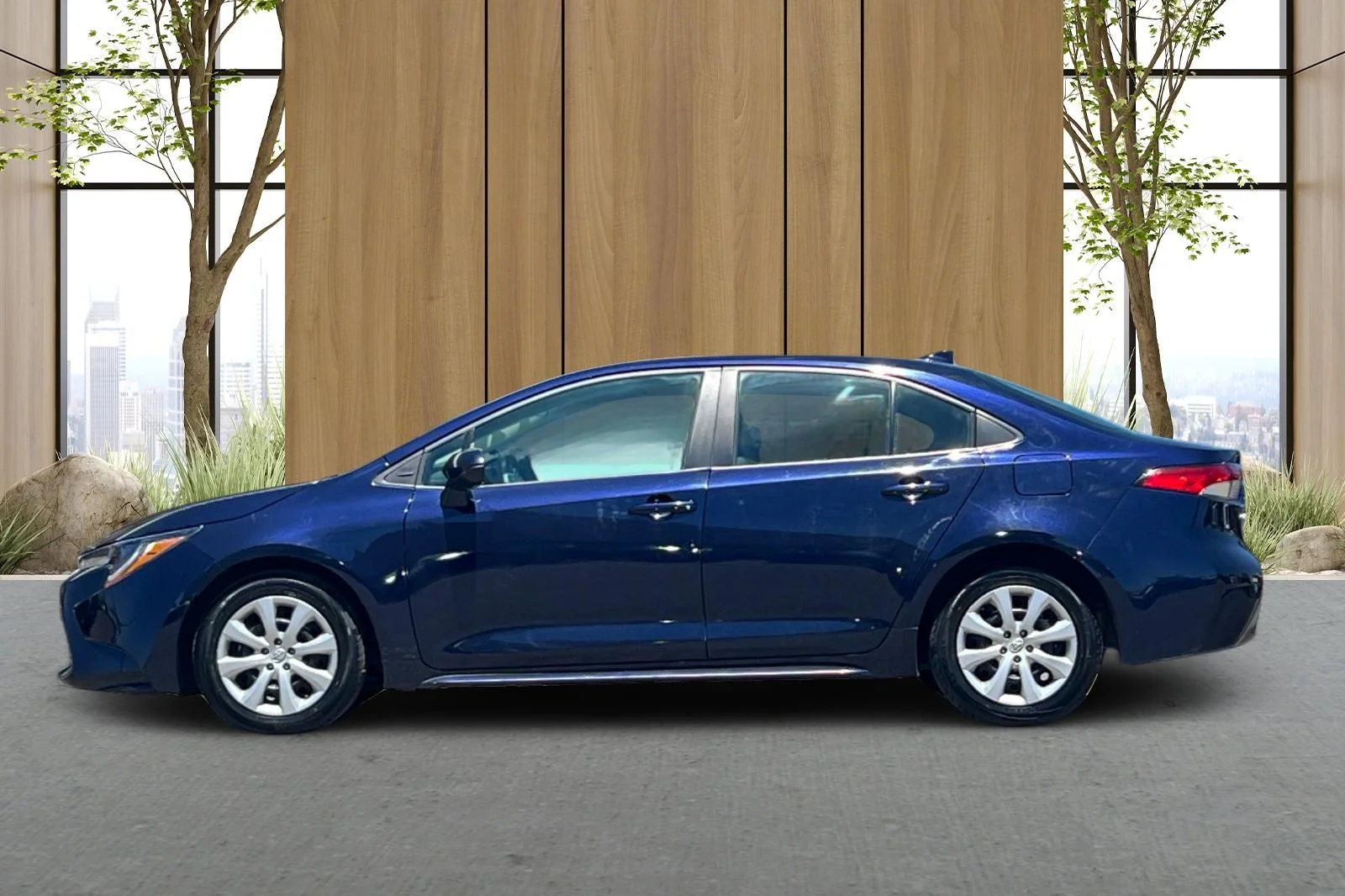Used 2024 Blue Toyota LE image 7