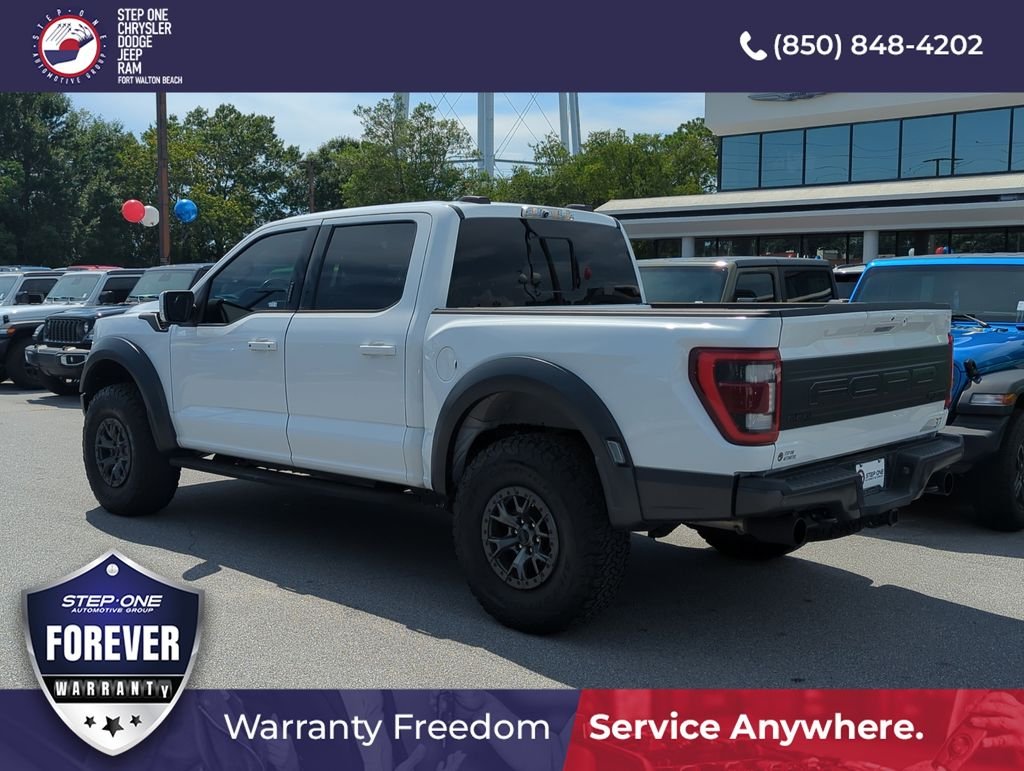 Used 2022 White Ford Raptor image 4