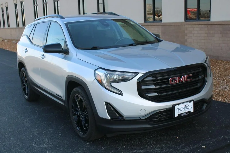 Used 2021 GMC Terrain SLE with VIN 3GKALMEV8ML340274 for sale in Wood River, IL