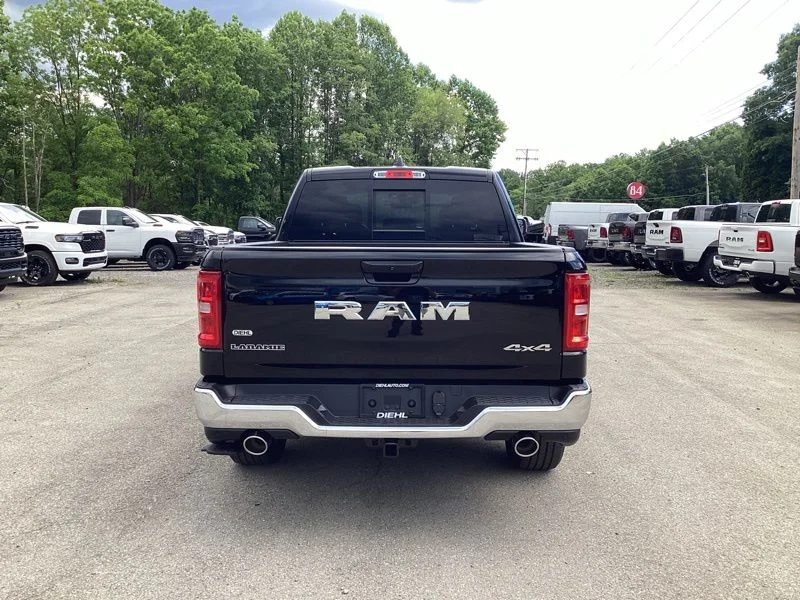 New 2026 Diamond Black Crystal Pearl-Coat Exterior Paint RAM Laramie image 6